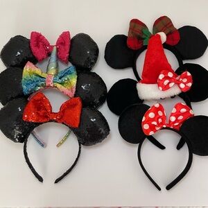 Disney Minnie Ears Kids Headband 6 Pack